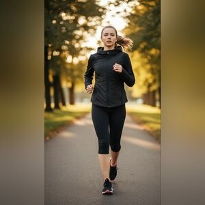 Tuff Athletics Yoga Jacket Black NWOT Size Large